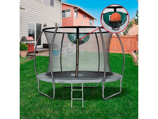 Habitat Et Jardin - Trampoline Prestige "jumper" 3,65 M Et Panier Basket -habitat Et Jardin - Image 2
