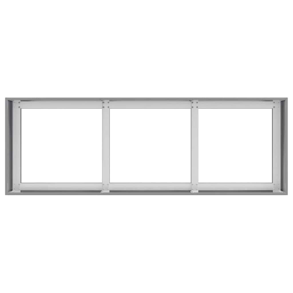 Jardinière Bac à Fleurs Pot De Fleurs - 120x40x40 cm acier galvanisé MP408 - Image 5