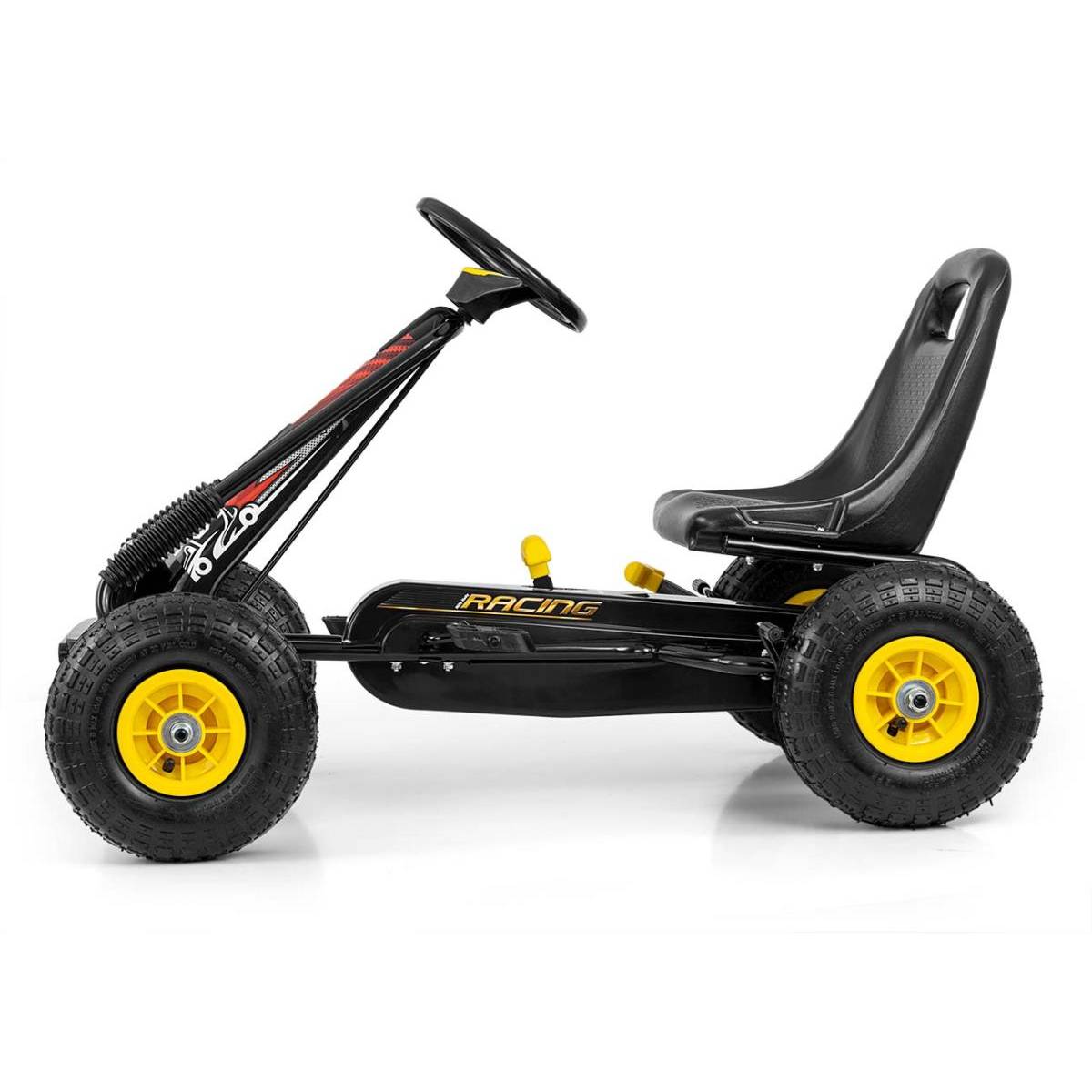 Kart à Pédales Milly Mally Thor - Véhicule Enfant Robuste Et Sportif Pour 3-8 Ans, Plein Air Et Développement Moteur