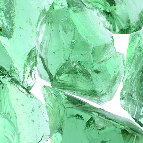 PANGIVO - Pierres de jardin verre vert clair 12 x 12 x 12 cm - PANGIVO - Image 8