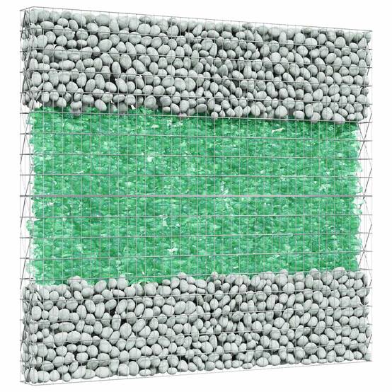 PANGIVO - Pierres de jardin verre vert clair 12 x 12 x 12 cm - PANGIVO - Image 3