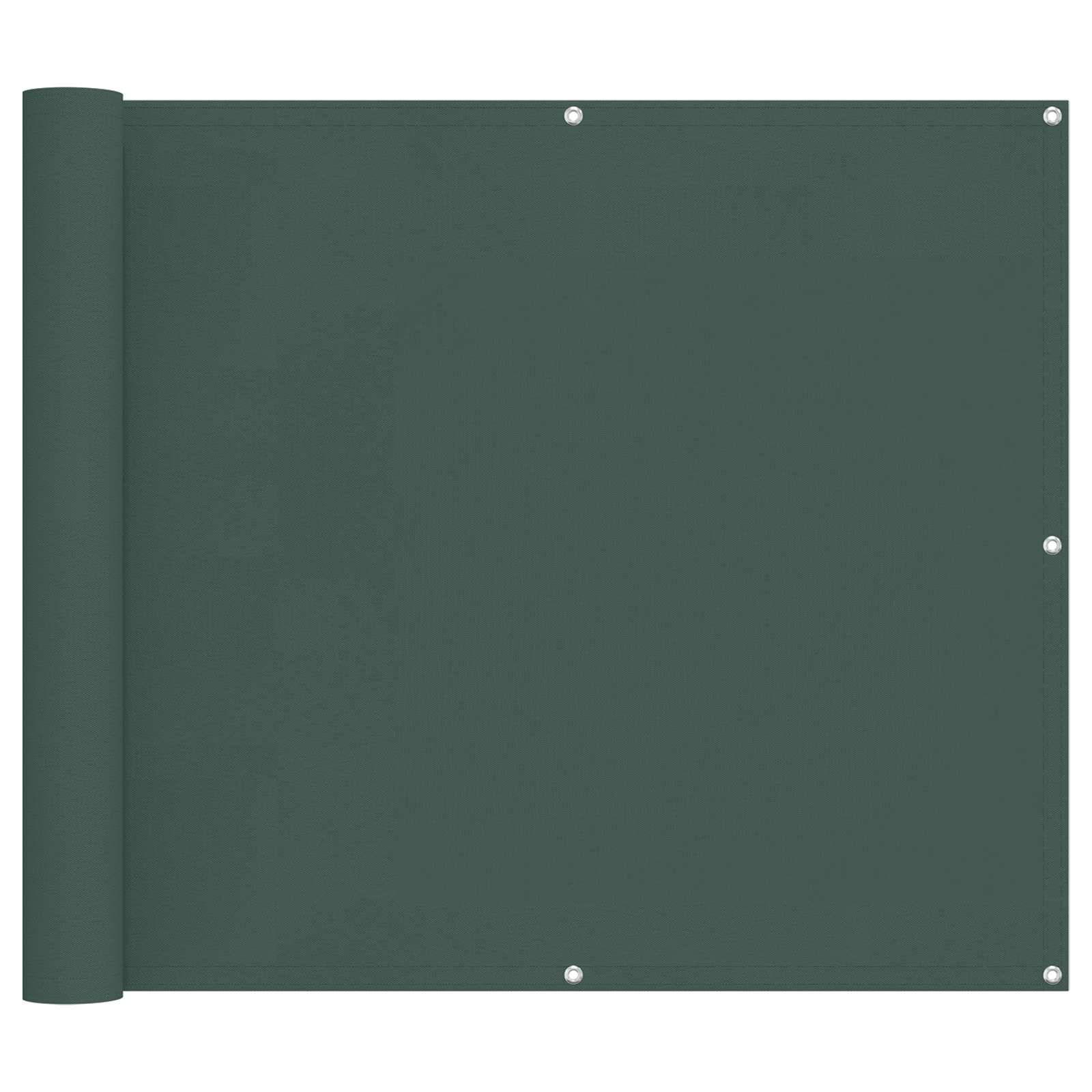 Écran de balcon tissu oxford vert foncé 500 x 100 cm - PANGIVO - Image 2
