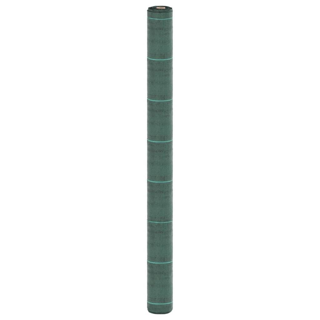 Toile de paillage polypropylène pour jardin potager anti-mauvaises herbes 1,5x25 m Vert - ComfortXL Outdoor Living - Image 1
