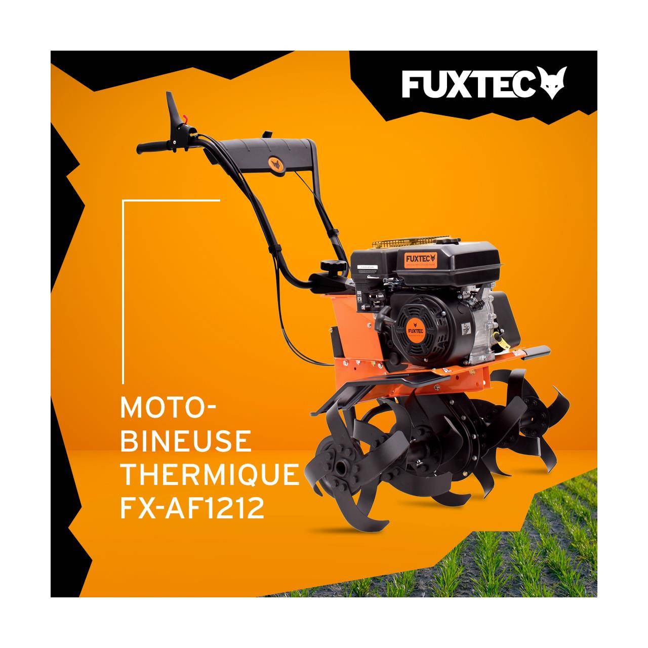FUXTEC - Motoculteur thermique - FUXTEC FX-AF1212 - 212cm3 motobineuse largeur 85cm - Image 2