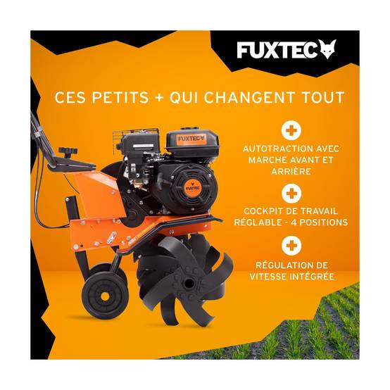 FUXTEC - Motoculteur thermique - FUXTEC FX-AF1212 - 212cm3 motobineuse largeur 85cm - Image 4