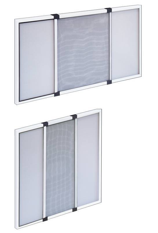 Moustiquaire extensible pour fenêtre - TELESIO 70X50 - BLANC - Image 1