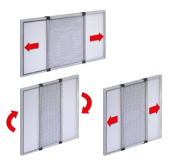 Moustiquaire extensible pour fenêtre - TELESIO 70X50 - BLANC - Image 2