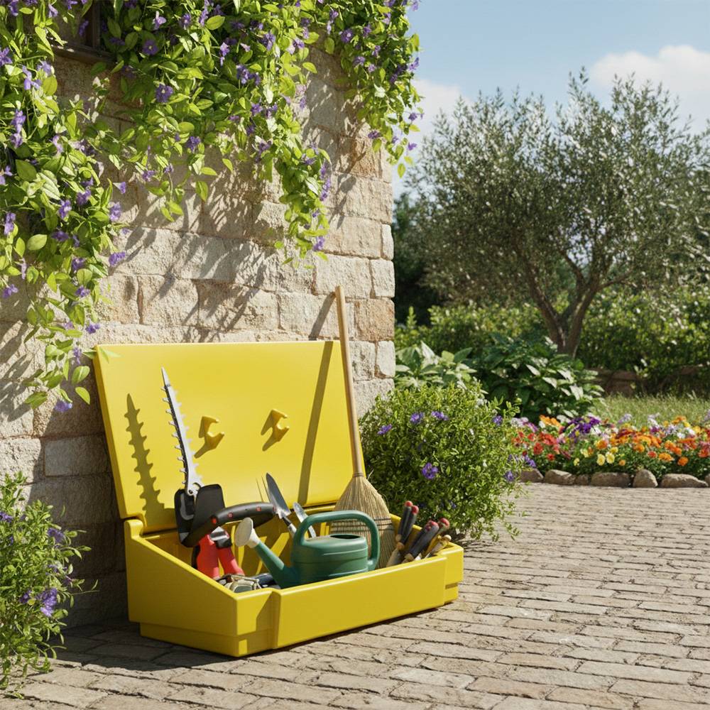 Coffre de jardin 50l-plast'up rotomoulage - Imagen 2