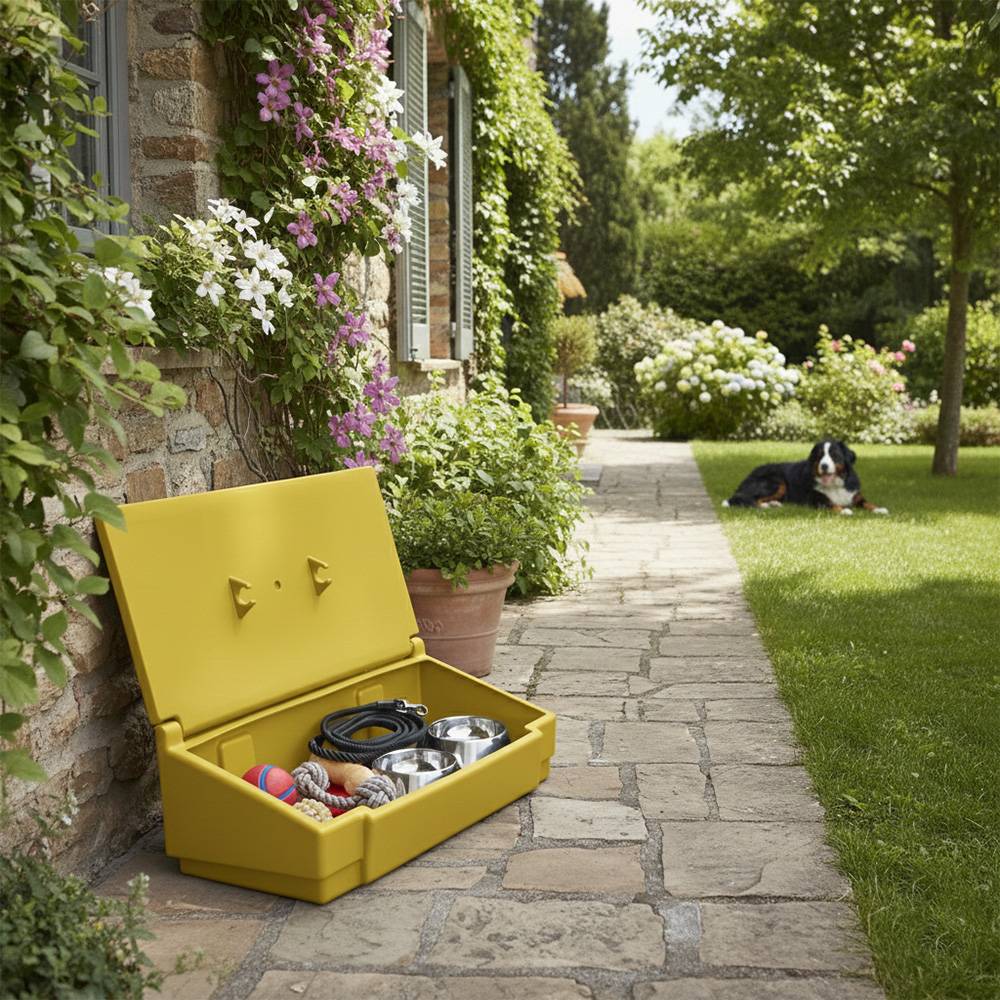 Coffre de jardin 50l-plast'up rotomoulage - Imagen 4