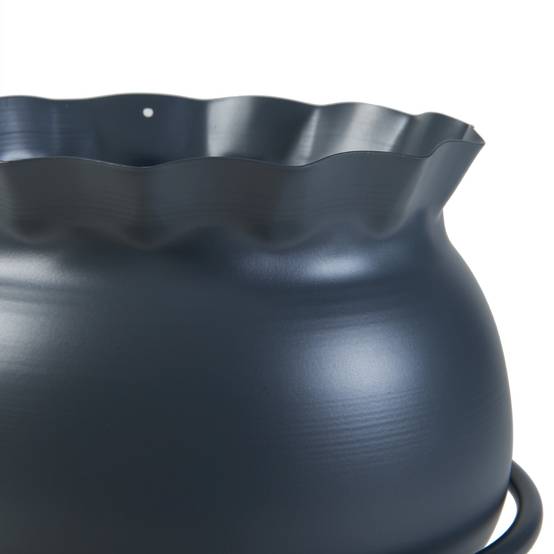Porte-plantes style intemportel support 38 x 24 cm noir - Image 3