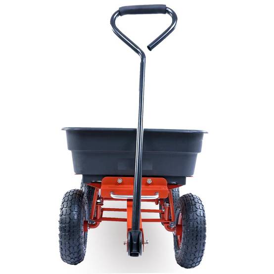 FUXTEC - Chariot de jardin - FUXTEC FX-KW2175 - 4 roues, benne basculante, transport, 300 kg chantier - Image 6