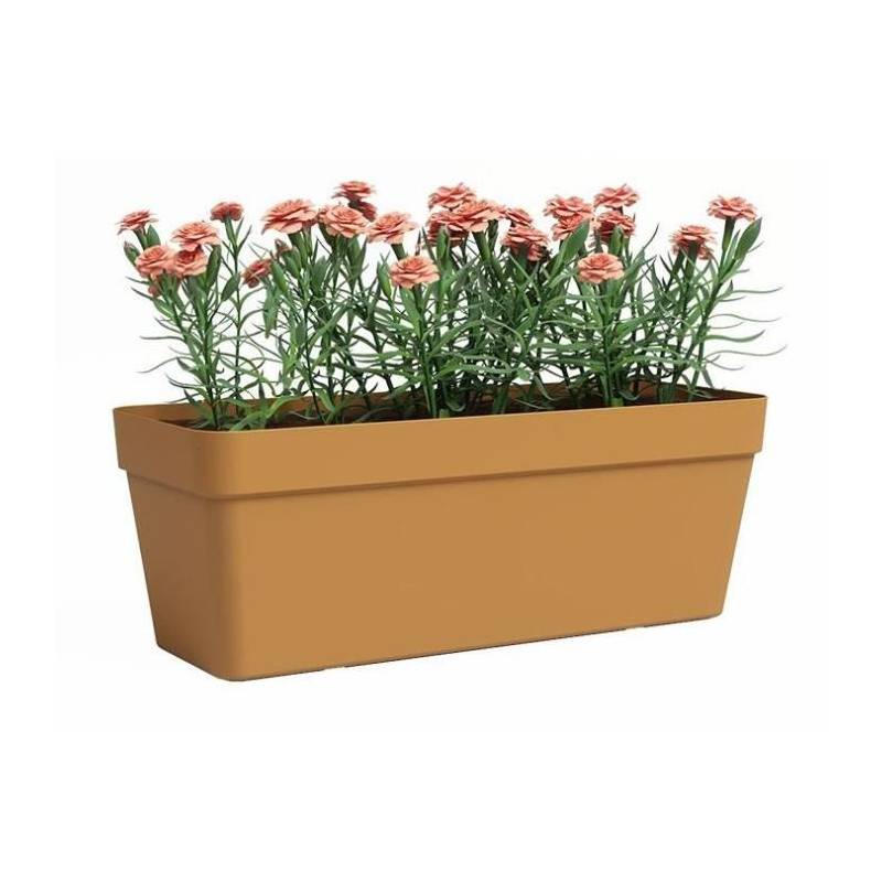 Artevasi - Jardiniere - Plastique - Jaune Miel - Rectangulaire - L49,9 X P20 X H18,1cm - Artevasi - Imagen 2