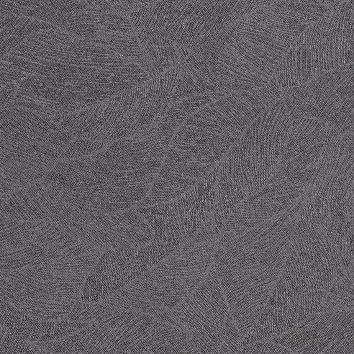 Atmosphera - Rideau occultant "Feuilles" gris ardoise 140x260cm - Atmosphera Créateur d'intérieur - Imagen 4