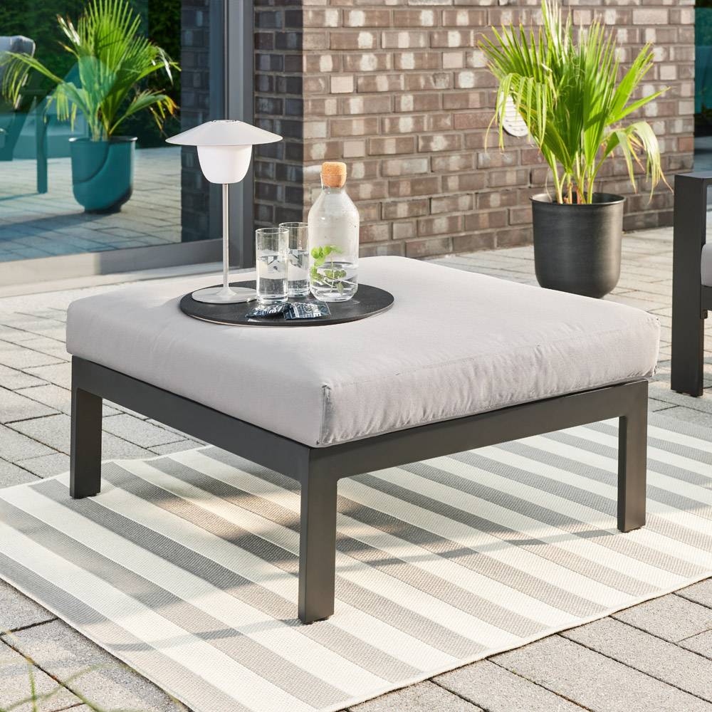 Salon de jardin aluminium HOME DELUXE RIO XS - anthracite - Image 2