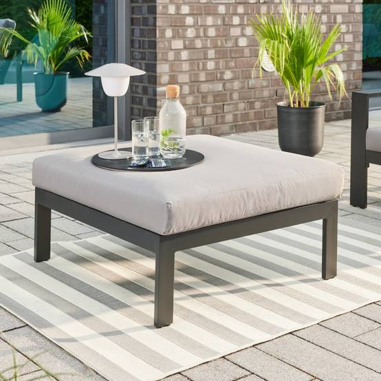 Salon de jardin aluminium HOME DELUXE RIO XS - anthracite - Image 5
