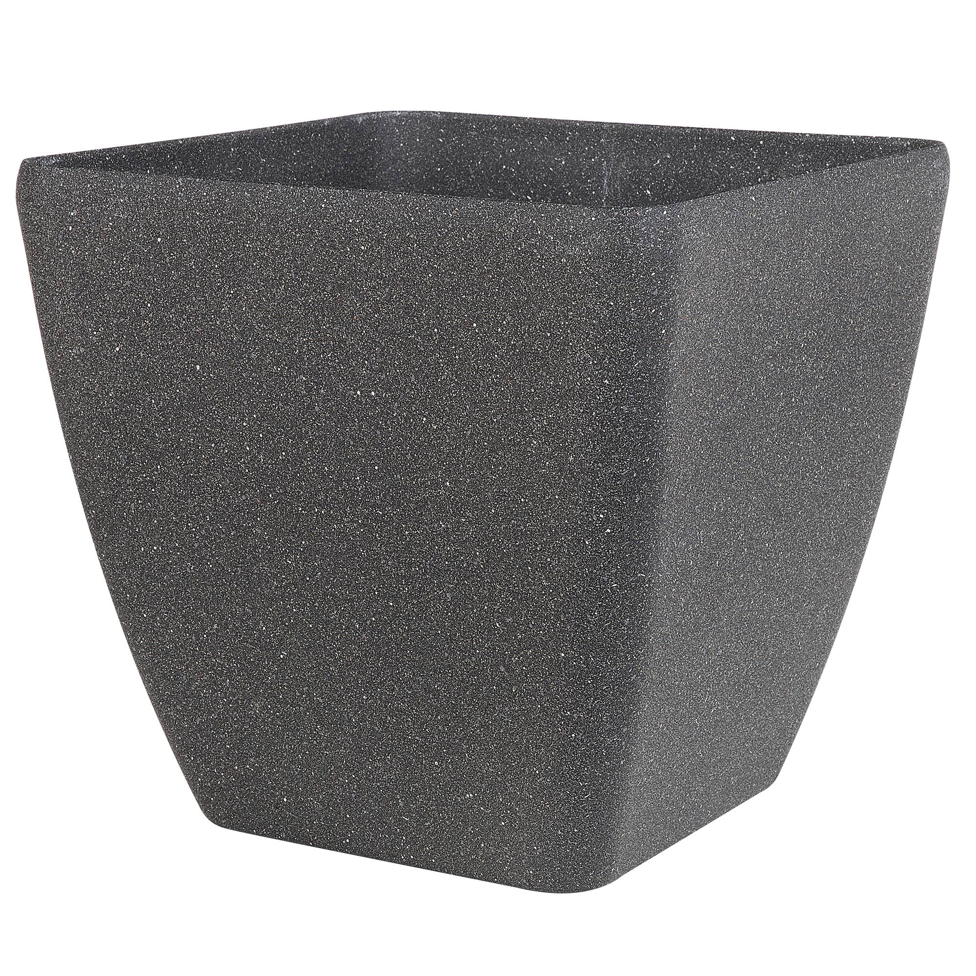 Beliani - Cache-pot d'extérieur Fibre d'argile Gris foncé ZELI - Beliani - Imagen 5
