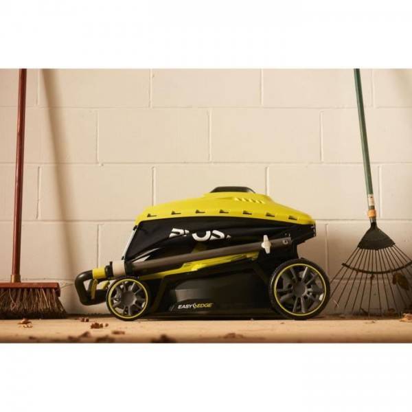 Ryobi - Tondeuse a Gazon RYOBI - poussée 18V ONE+ - Brushless - Ø coupe 37 cm - ramassage et mulching + batterie 5,0 Ah & chargeur - RY18LMX37 - Image 6