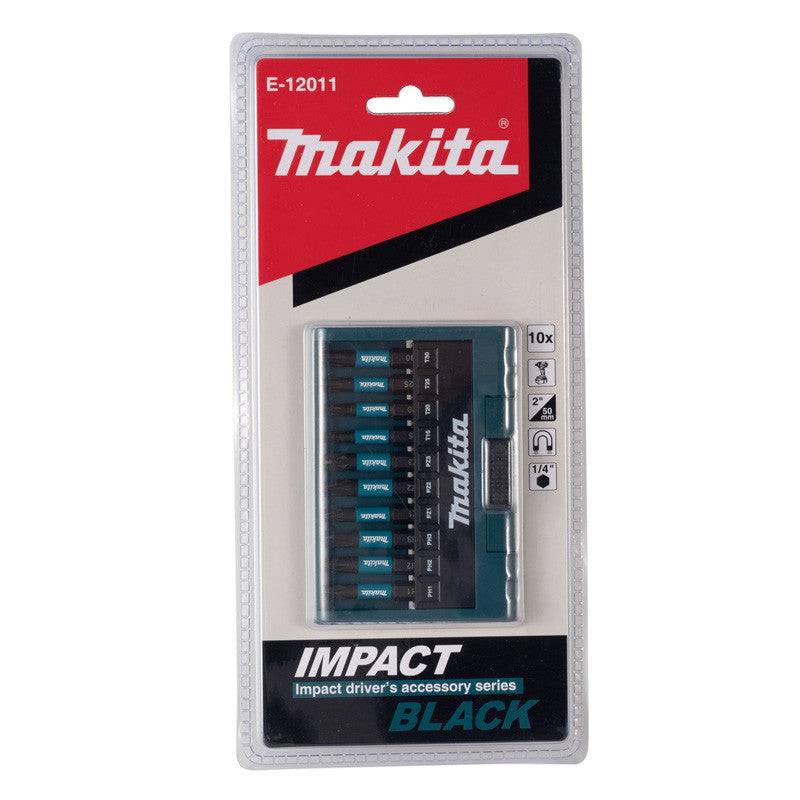 Makita - Jeu d'embouts MAKITA E-12011 Impact Black Bit-Set 10-tlg Makita - Imagen 1