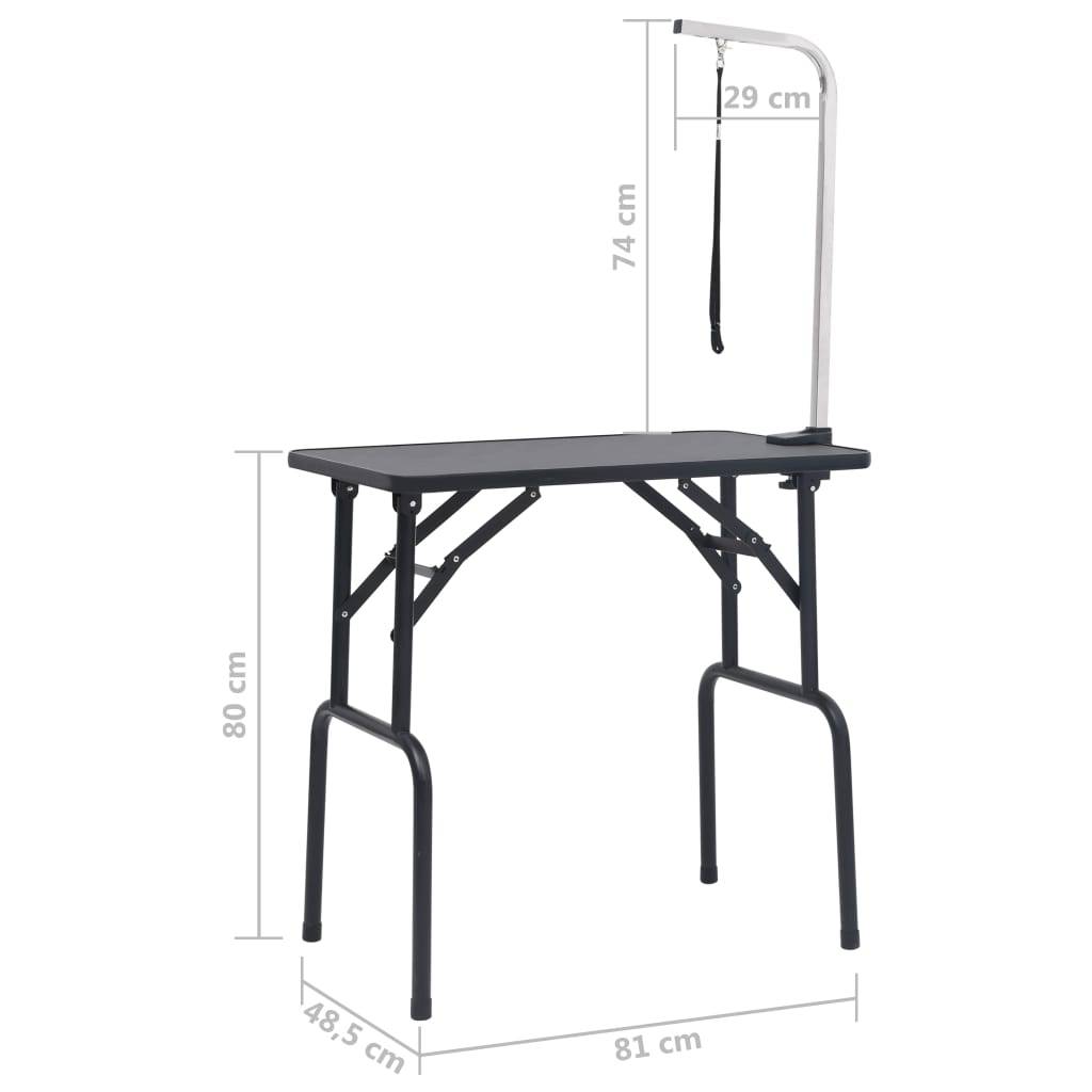 Vidaxl - Table de toilettage réglable pour chiens avec 1 boucle vidaXL 171066 - Imagen 3