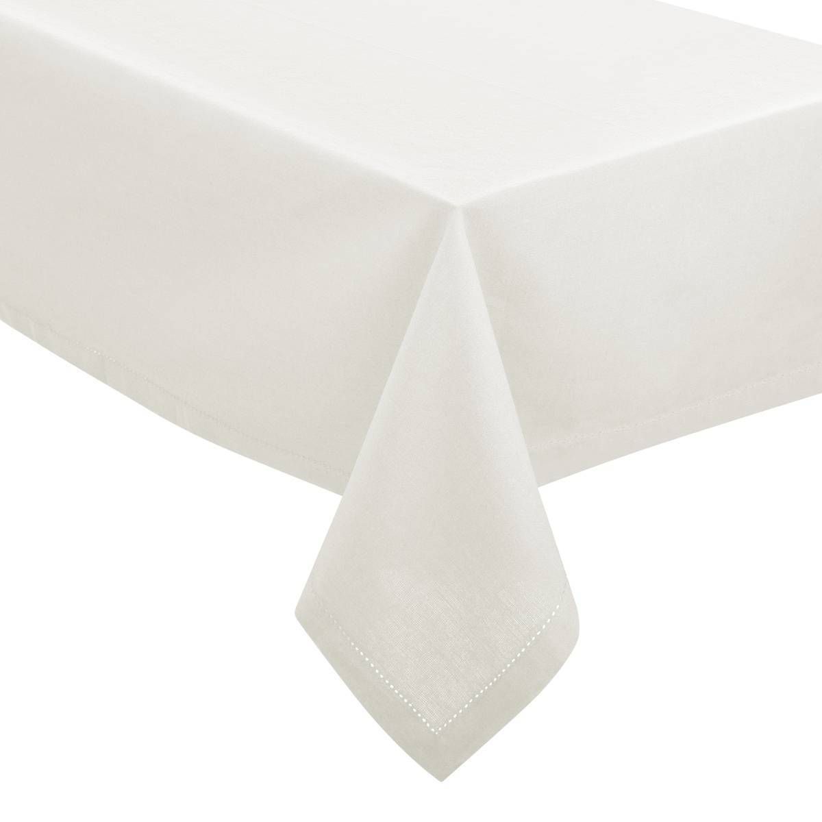 Atmosphera - Nappe "Jane" coton chambray blanc 140x240cm - Atmosphera Créateur d'intérieur - Imagen 2