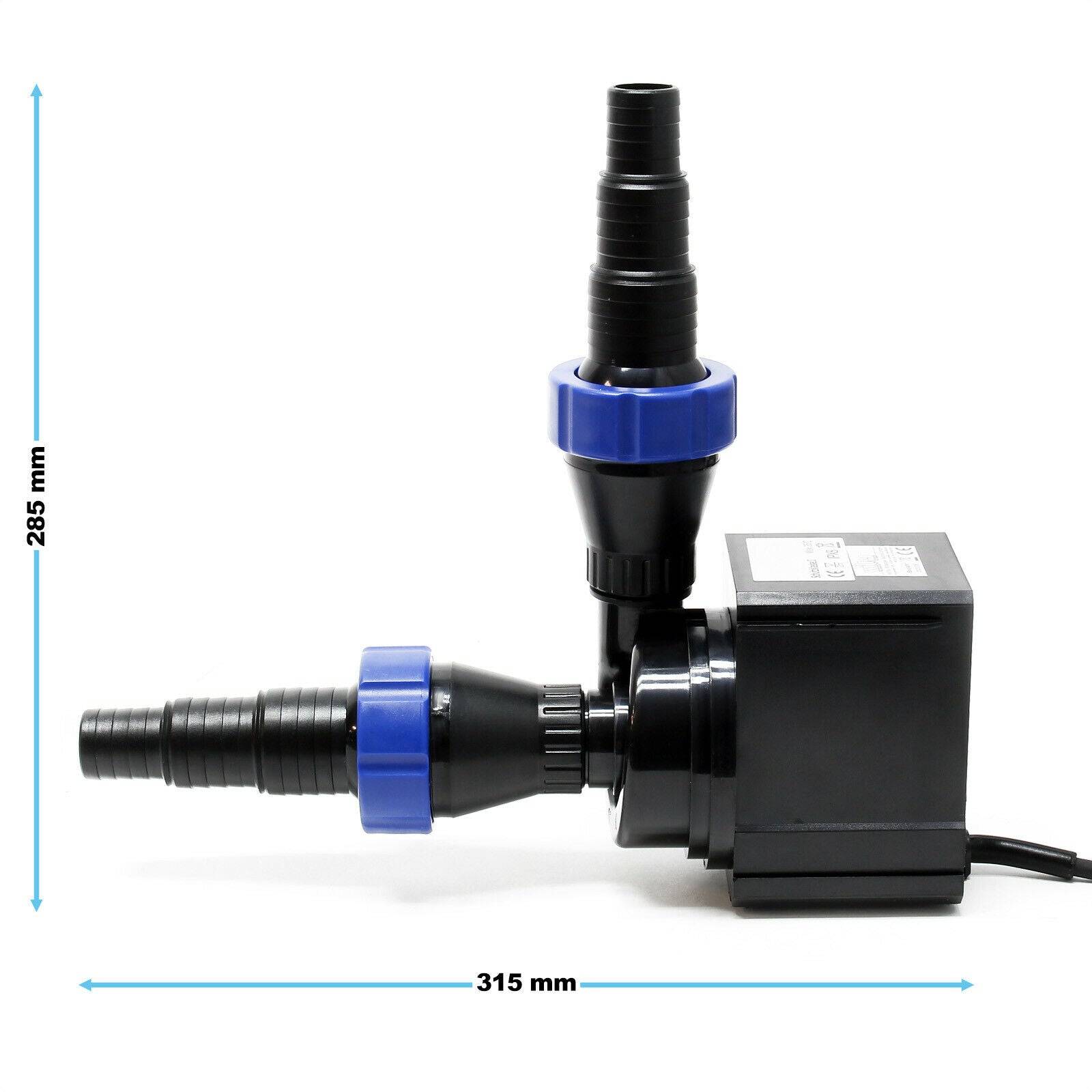 Helloshop26 - Pompe de bassin filtre filtration koi 8000 litres par heure 70 watts - Imagen 2