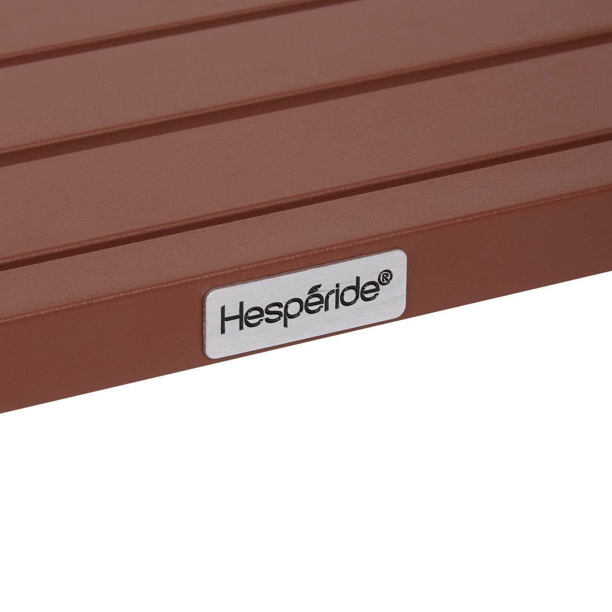 Hesperide - Table d'appoint de jardin Evasion 38x38cm acajou - Hespéride - Image 5