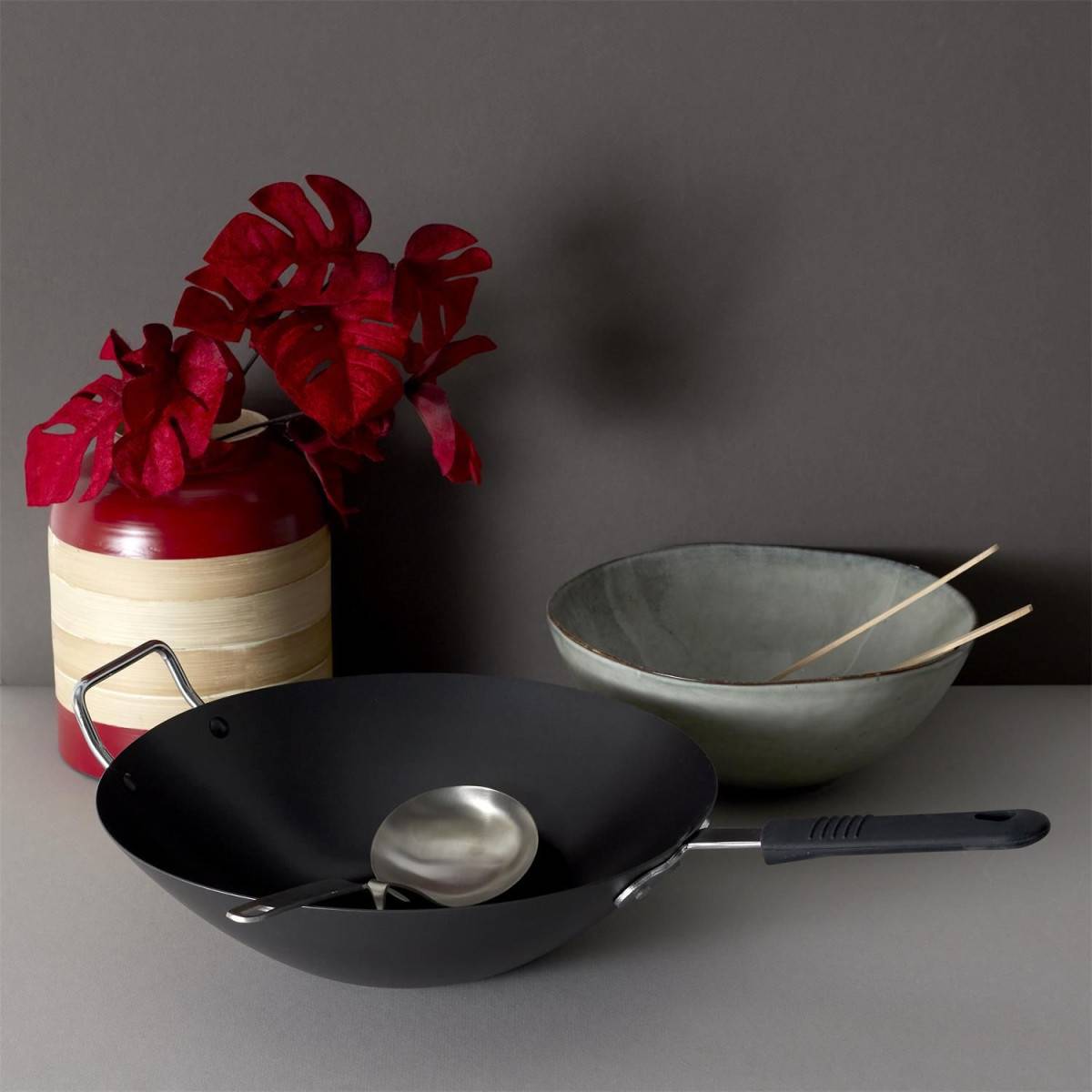 Cook Concept - Wok en Inox "Tous Feux" 33cm Noir - Image 3