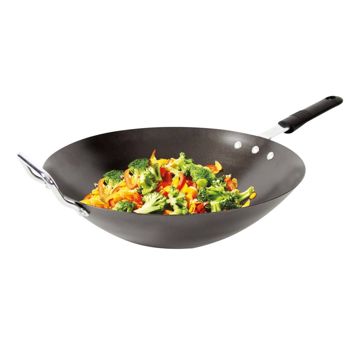 Cook Concept - Wok en Inox "Tous Feux" 33cm Noir - Image 2