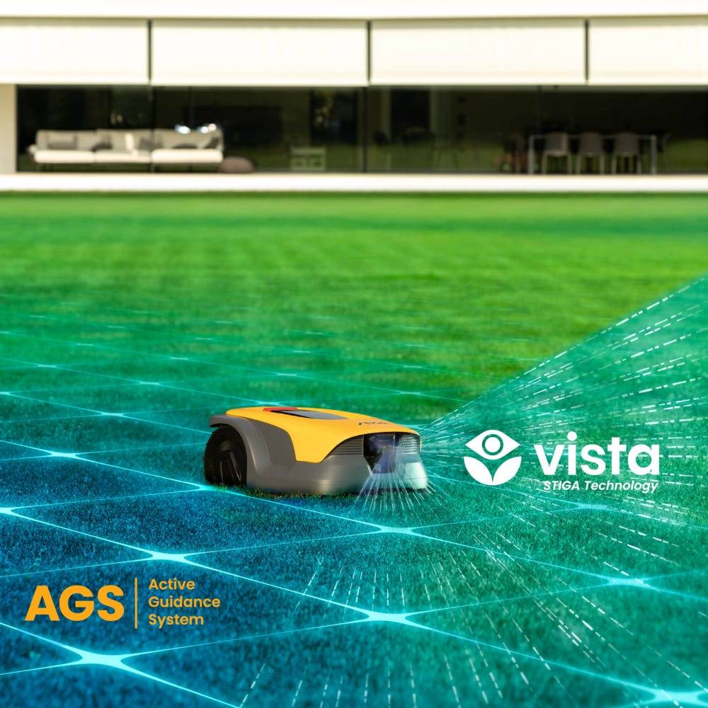 Stiga - Tondeuse Robot A 10v a, Bluetooth/4G, 2.5 Ah, 18 cm, Caméra VISTA, jusqu'à 1 000 m² - STIGA - Image 8