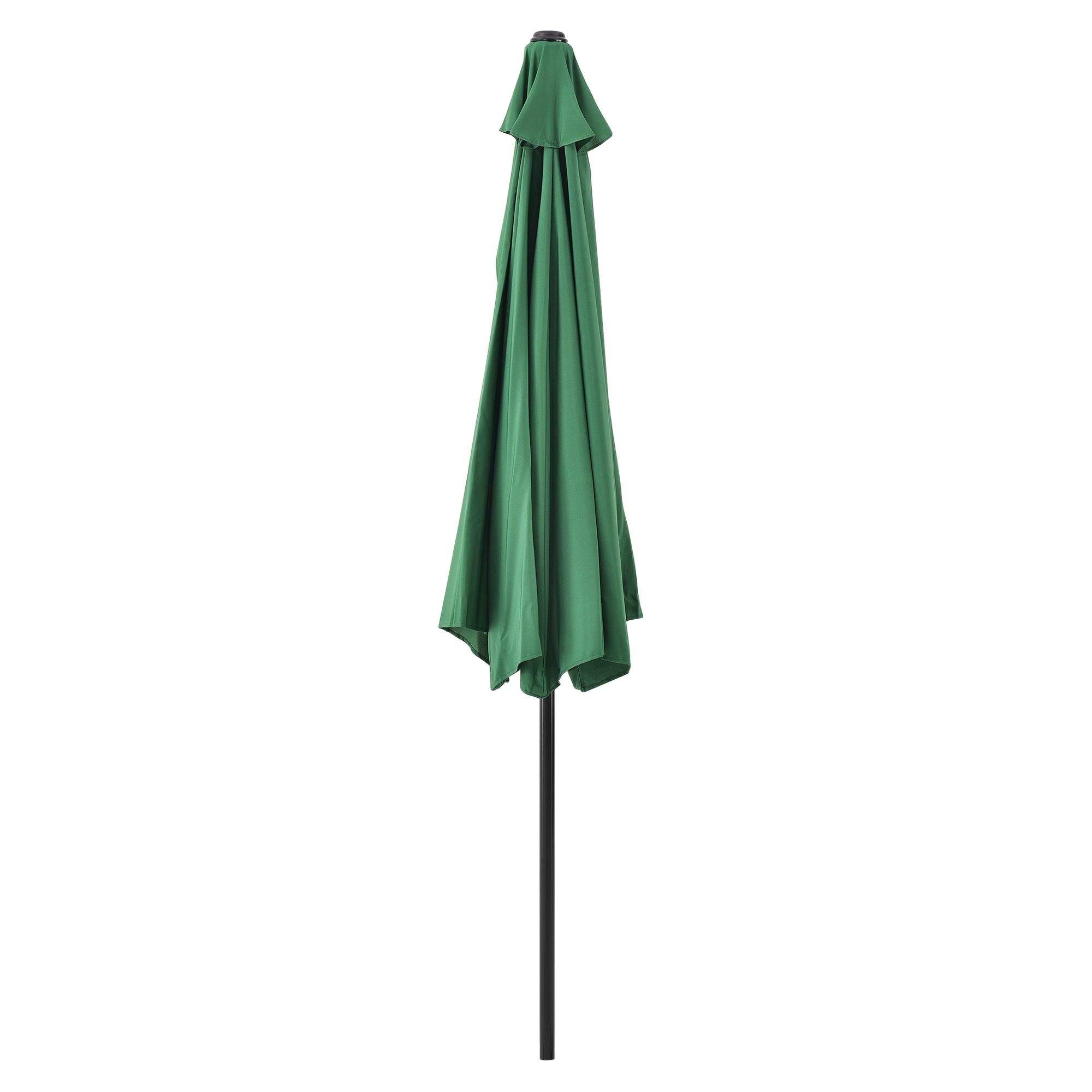 Helloshop26 - Demi parasol sur terrasse sur balcon polyester 300 cm vert - Imagen 2
