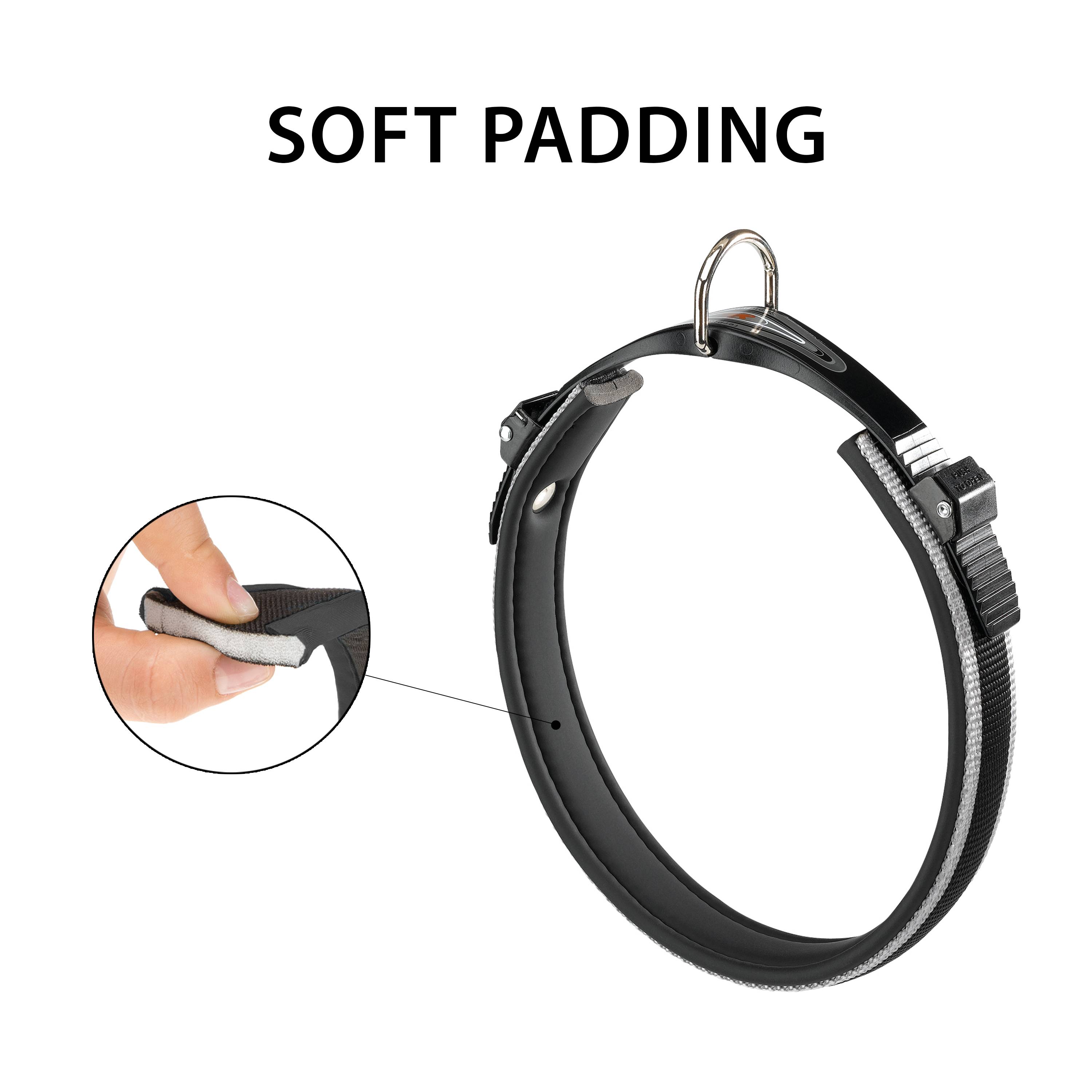 Ferplast - Ferplast Collier Chien ERGOCOMFORT C15/33, Collier pour Chiens de Grande Taille, Fermeture avec Micro-ajustement, Rembourrage Doux, Dégagement Rapide, - Imagen 7