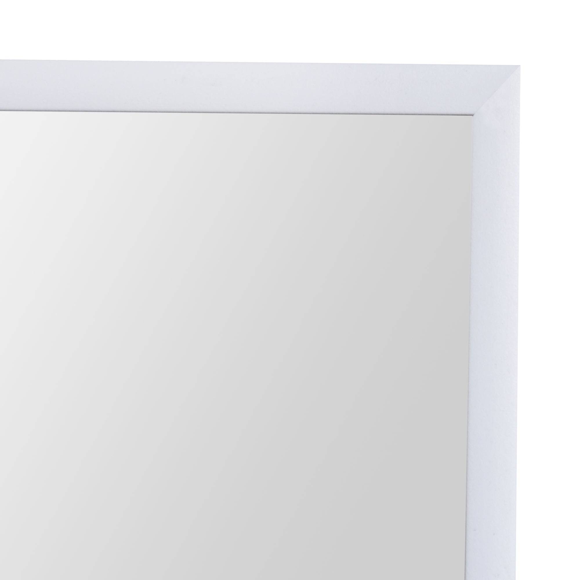 Miroir décoration moderne design de porte 120 x 37 x 2 cm blanc - Image 5