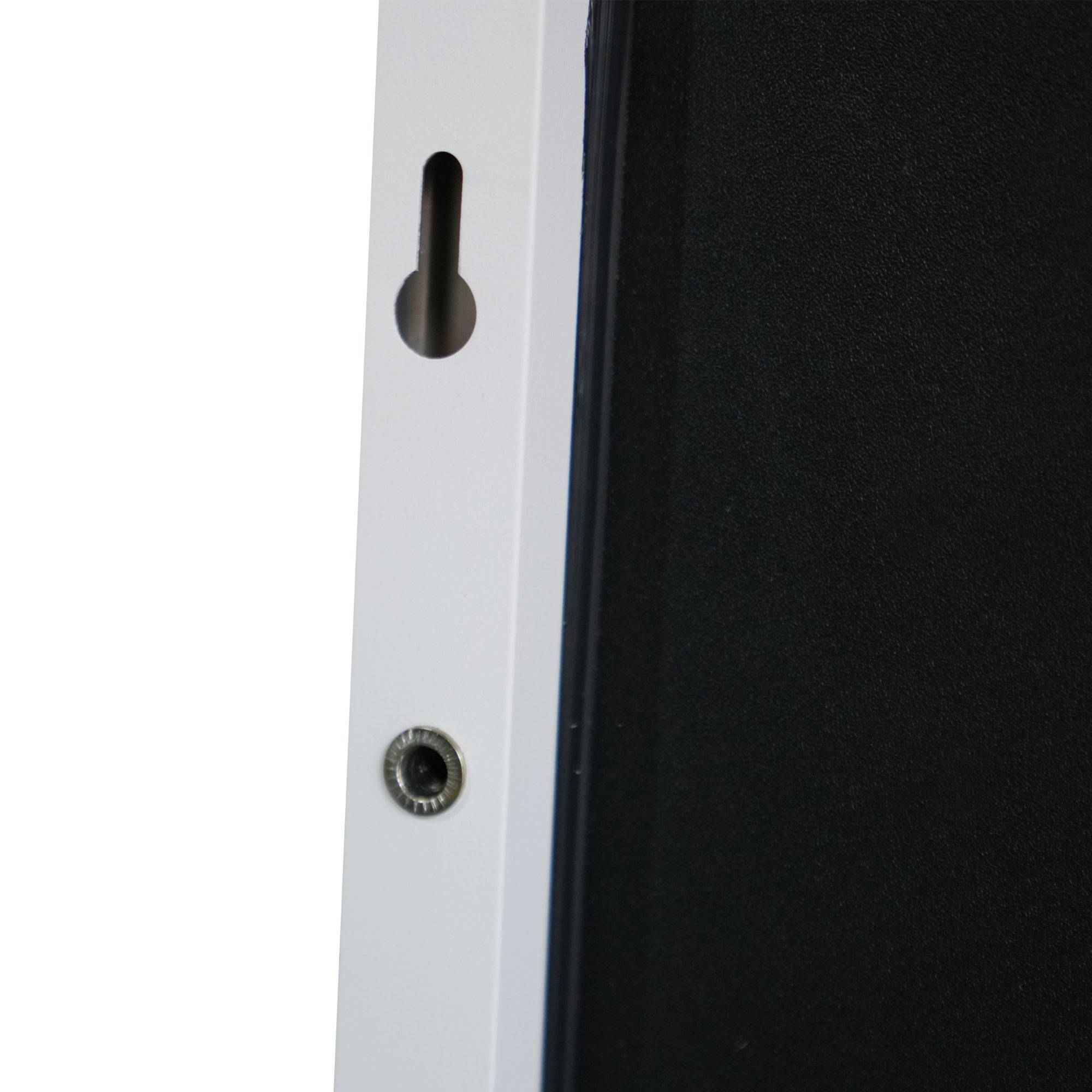 Miroir décoration moderne design de porte 120 x 37 x 2 cm blanc - Image 7