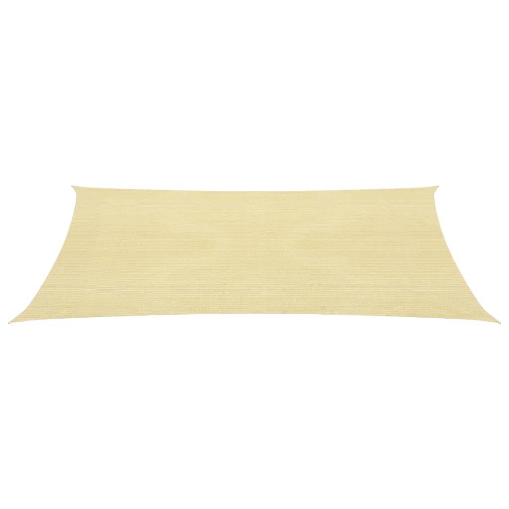 Helloshop26 - Voile toile d'ombrage parasol 160 g/m² 2 x 5 m PEHD beige - Imagen 2