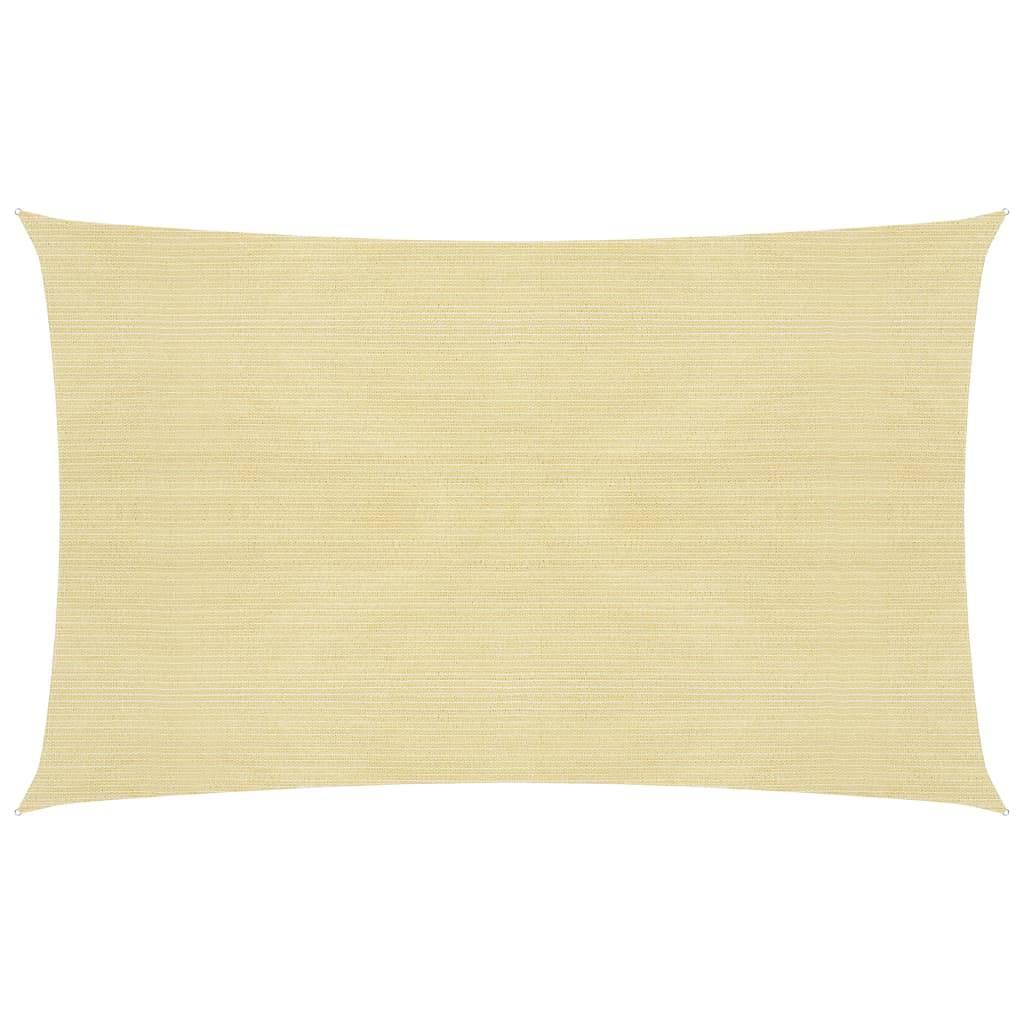 Helloshop26 - Voile toile d'ombrage parasol 160 g/m² 2 x 5 m PEHD beige - Imagen 1