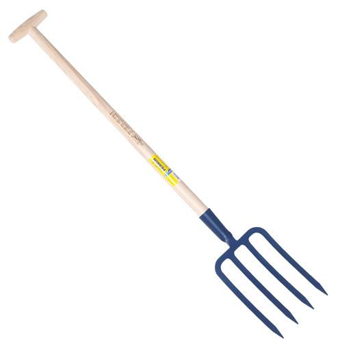 Outils Perrin - Fourche à bêcher douille 4 dents 27 cm manche en T Outils Perrin