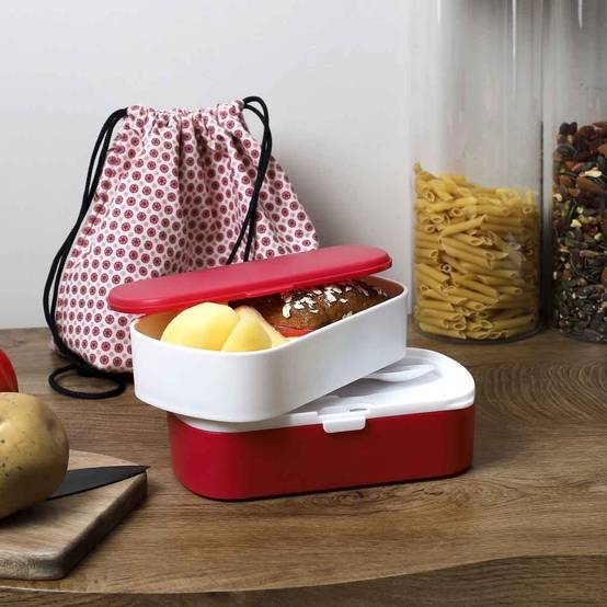 Cook Concept - Lunch Box pour Repas "3 Pièces" 18cm Rose - Image 6