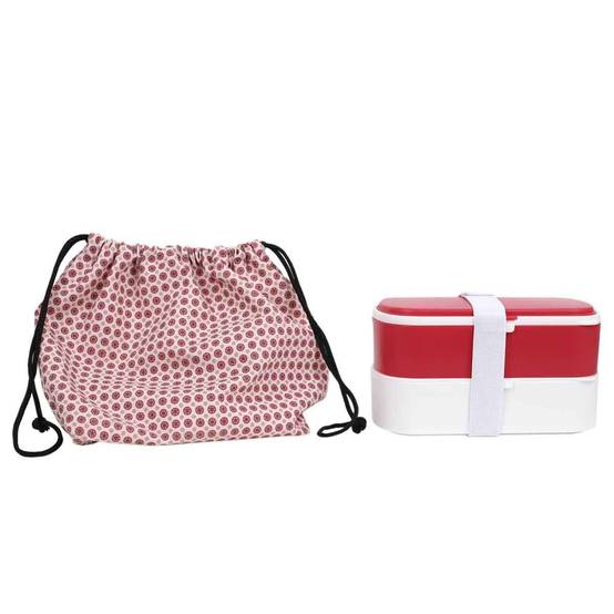 Cook Concept - Lunch Box pour Repas "3 Pièces" 18cm Rose - Image 1