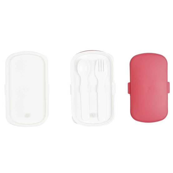 Cook Concept - Lunch Box pour Repas "3 Pièces" 18cm Rose - Image 3