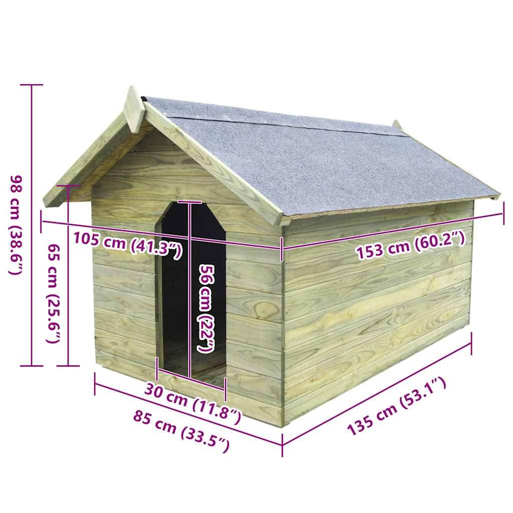 Vidaxl - Niche de jardin avec toit ouvrant en bois de pin imprégné vidaXL 45152 - Imagen 7