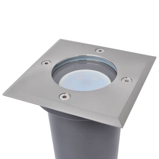 Lampe d'extérieur - Lampe de jardins au sol à LED 3 pcs carré - Image 3