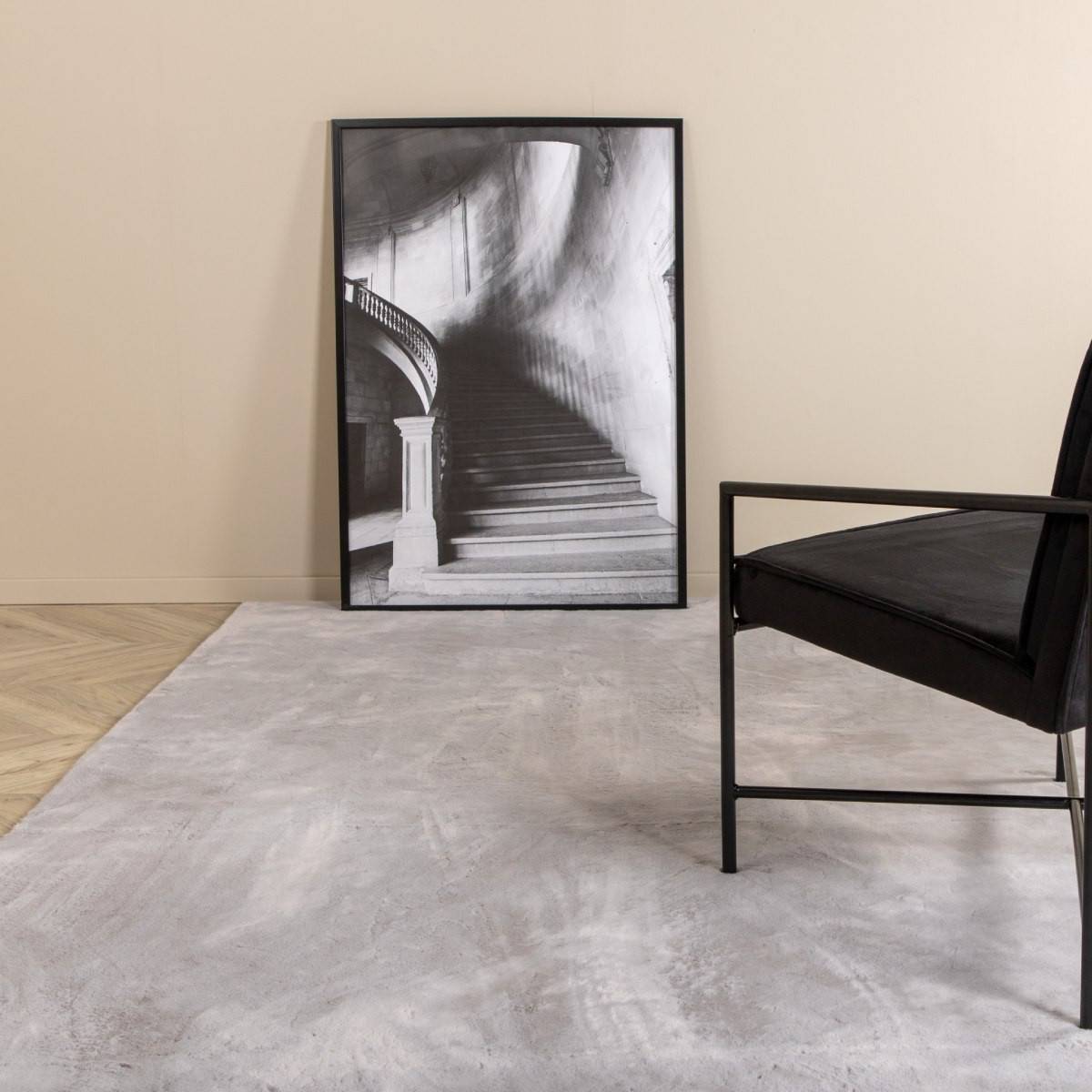 Tapis Design "Nina" 160x230cm Gris - Image 3