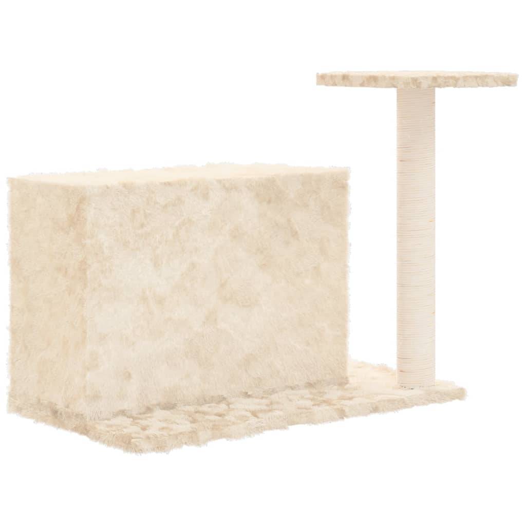 Vidaxl - Arbre à chat avec griffoir en sisal Crème 51 cm vidaXL 171585 - Imagen 6