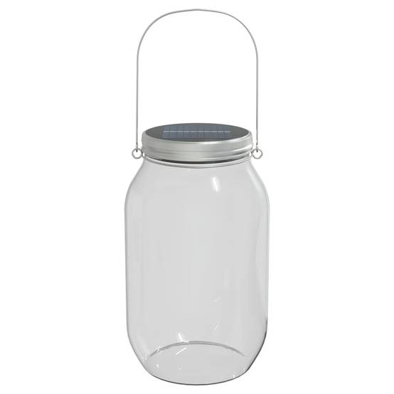 Lampe d'extérieur - Lampe de jardin solaire en verre 12 pcs blanc chaud - Image 4