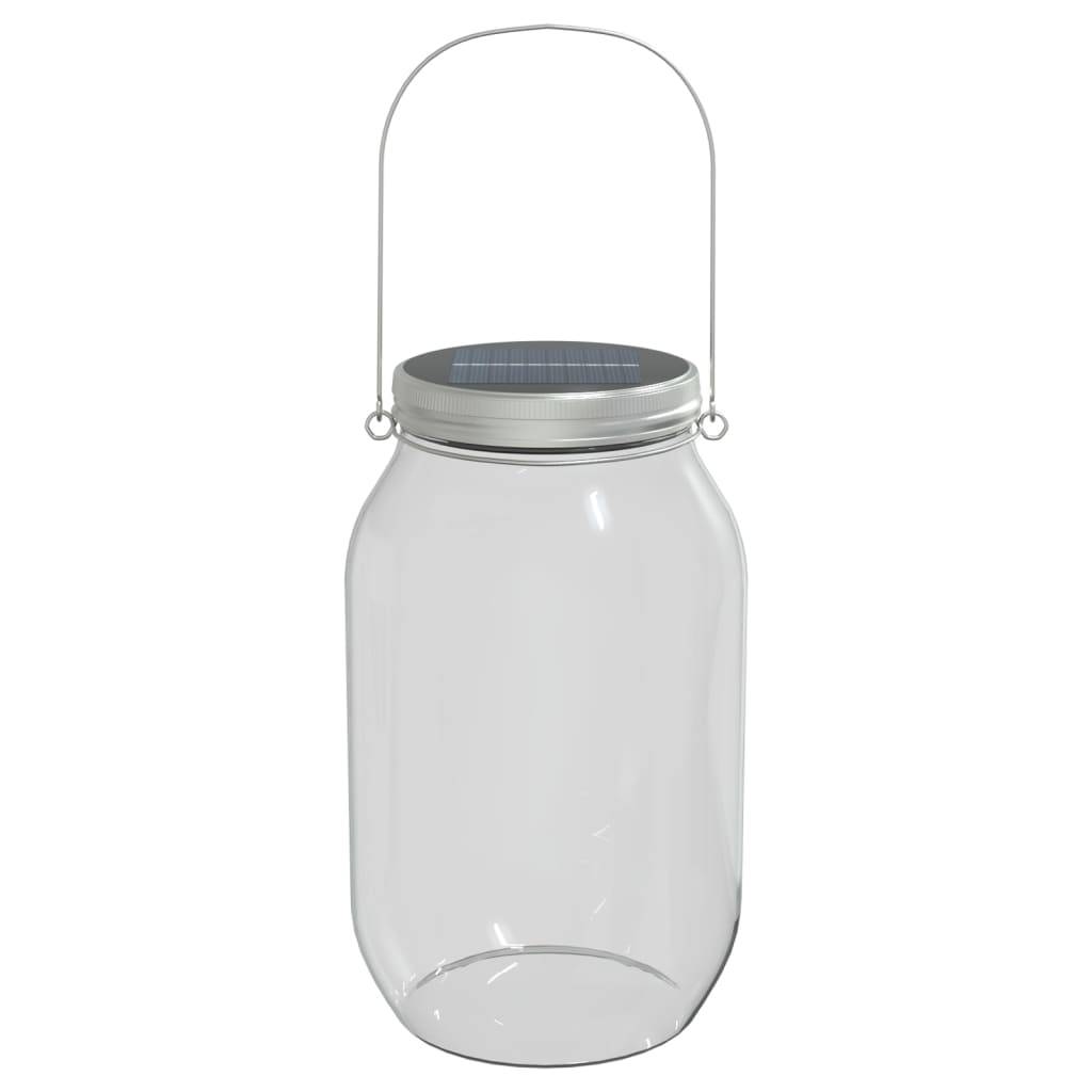 Lampe d'extérieur - Lampe de jardin solaire en verre 12 pcs blanc chaud - Image 4