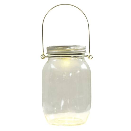 Lampe d'extérieur - Lampe de jardin solaire en verre 12 pcs blanc chaud - Image 3