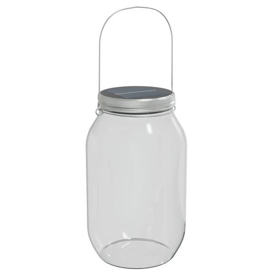 Lampe d'extérieur - Lampe de jardin solaire en verre 12 pcs blanc chaud - Image 5