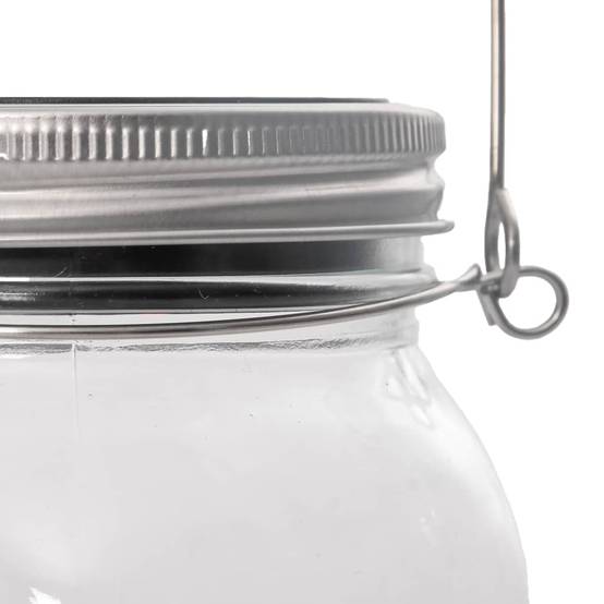 Lampe d'extérieur - Lampe de jardin solaire en verre 12 pcs blanc chaud - Image 7