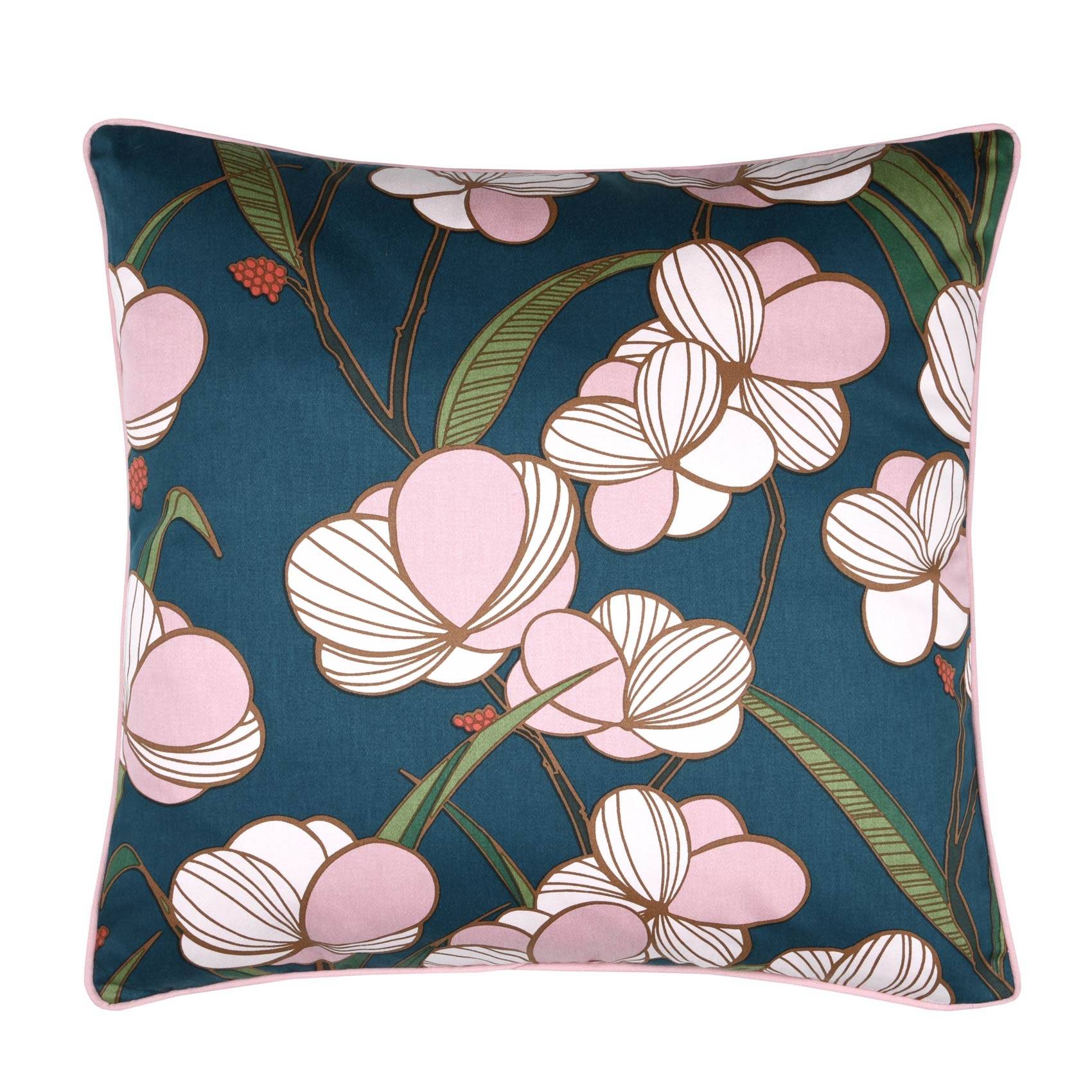 Lovely Casa - Coussin déhoussable à l'esprit floral - LOVELY CASA - Imagen 2