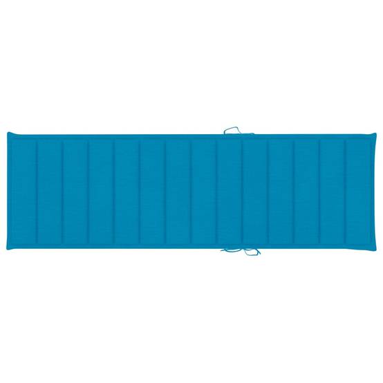 Bain de soleil - Transat - Chaise longue avec table et coussin Pin imprégné - MEUBLE PRO - Image 7